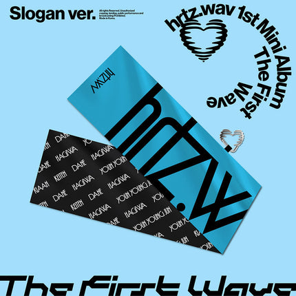 HRTZ.WAV - THE FIRST WAVE 1ST MINI ALBUM SLOGAN VER