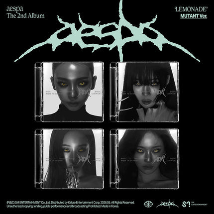 AESPA - LEMONADE 2ND ALBUM TOWER RECORD GIFT MUTANT VER SET - COKODIVE