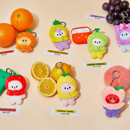 BT21 FRESH MINI MININI GROCERY FRUIT DOLL KEYRING - COKODIVE