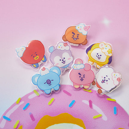 BT21 ON THE CLOUD ACRYLIC MAGNETIC CLIPS - COKODIVE