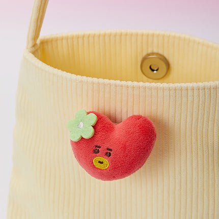 BT21 - SPRING DAYS MINI CORDUROY CROSSBODY BAG TATA - COKODIVE