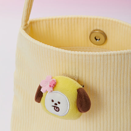 BT21 - SPRING DAYS MINI CORDUROY CROSSBODY BAG CHIMMY - COKODIVE