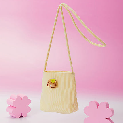 BT21 - SPRING DAYS MINI CORDUROY CROSSBODY BAG SHOOKY - COKODIVE