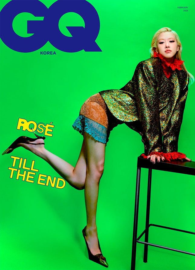 BLACKPINK ROSE - GQ KOREA MAGAZINE 2025 FEBRUARY ISSUE COVER B - COKODIVE