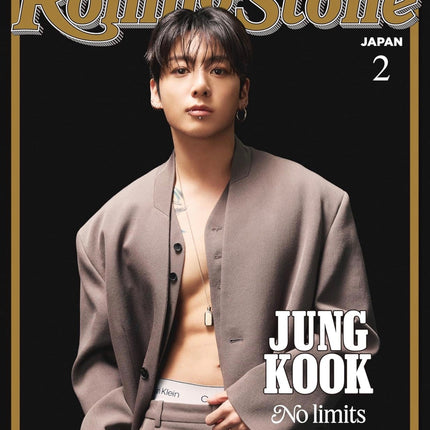 BTS JUNGKOOK - ROLLINGSTONE JAPAN MAGAZINE FEBRUARY ISSUE COVER