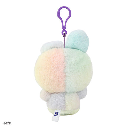 BT21 MINI RAINBOW PLUSH KEYRING - COKODIVE