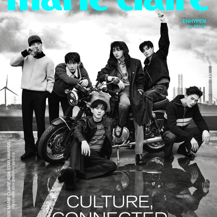 ENHYPEN - MARIE CLAIRE MAGAZINE 2026 NOVEMBER ISSUE COVER A - COKODIVE