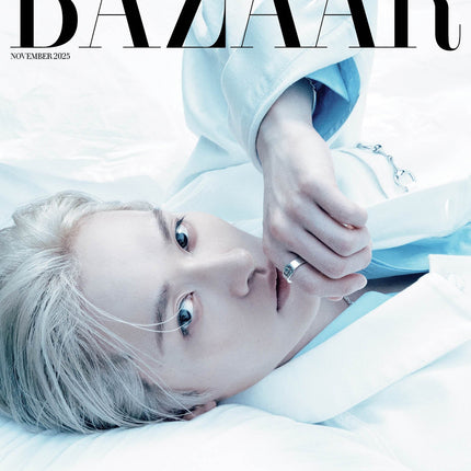 STRAY KIDS LEE KNOW - BAZAAR MAGAZINE 2025 NOVEMBER ISSUE COVER B - COKODIVE