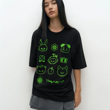 NCT 127 - SOM MOONG CHILL X MUSINSA COLLABORATION T-SHIRT (BLACK) - COKODIVE