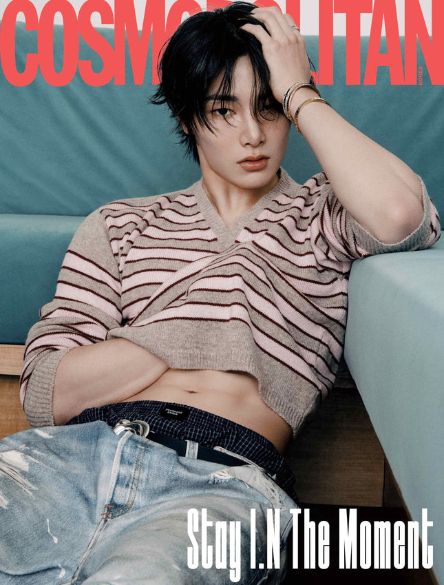 STRAY KIDS I.N - COSMOPOLITAN MAGAZINE 2025 DECEMBER ISSUE COVER A - COKODIVE