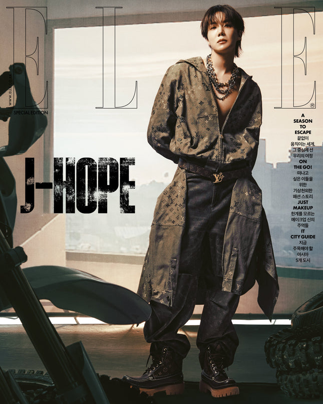 BTS J-HOPE - ELLE MAGAZINE 2025 DECEMBER ISSUE SPECIAL EDITION COVER A - COKODIVE