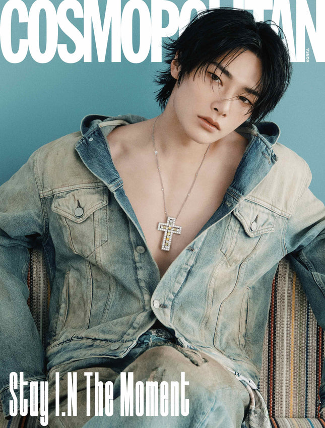 STRAY KIDS I.N - COSMOPOLITAN MAGAZINE 2025 DECEMBER ISSUE COVER C - COKODIVE