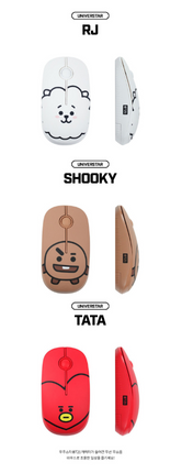 BT21 FACE WIRELESS SILENT MOUSE - COKODIVE