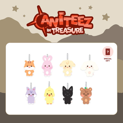 ATEEZ - ANITEEZ IN TREASURE OFFICIAL MD FLAT FER PLUSH - COKODIVE