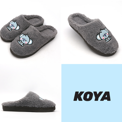 BT21 ROSA WINTER PROTECTION SLIPPERS - COKODIVE