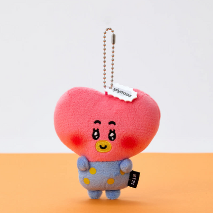 BT21 - TODAY'S FACE HEARTBEAT PLUSH KEYRING - COKODIVE