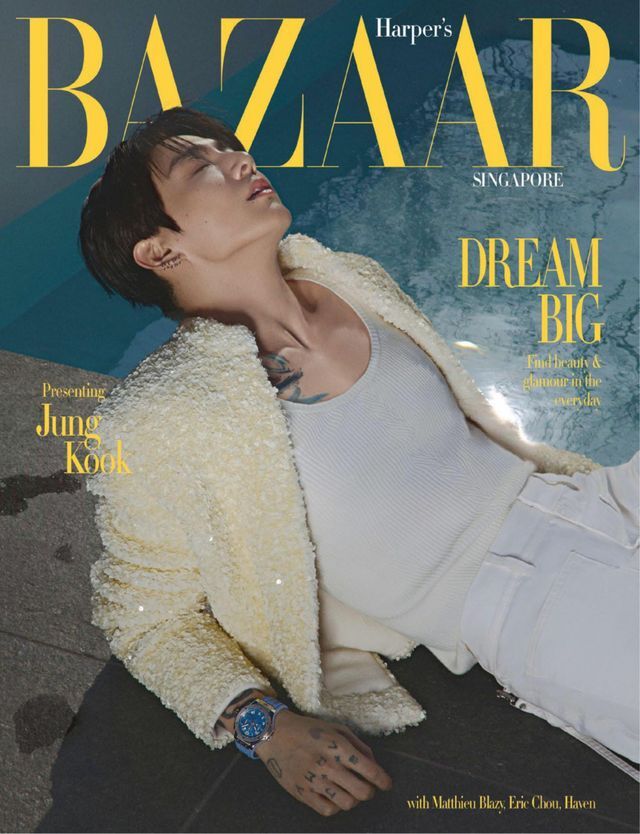 BTS JUNG KOOK - BAZAAR SINGAPORE MAGAZINE 2026 JUNE ISSUE COVER - COKODIVE