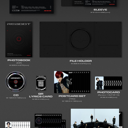 TREASURE - REBOOT 2ND FULL ALBUM PHOTOBOOK VER. YG SELECT GIFT VER. - COKODIVE