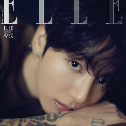 BTS JUNG KOOK - ELLE MAGAZINE 2026 JANUARY ISSUE COVER B - COKODIVE