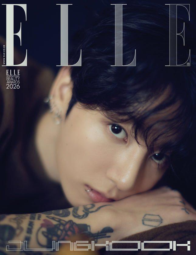 BTS JUNG KOOK - ELLE MAGAZINE 2026 JANUARY ISSUE COVER B - COKODIVE