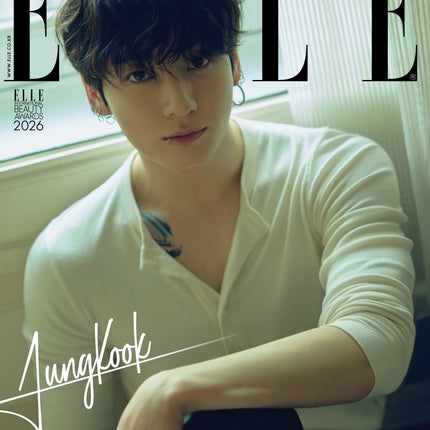 BTS JUNG KOOK - ELLE MAGAZINE 2026 JANUARY ISSUE COVER C - COKODIVE
