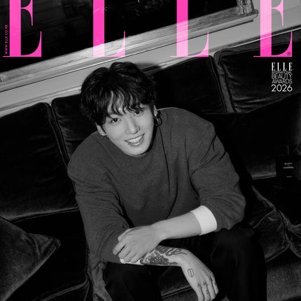 BTS JUNG KOOK - ELLE MAGAZINE 2026 JANUARY ISSUE COVER I - COKODIVE