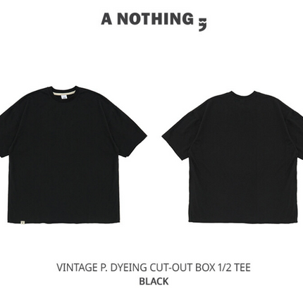 BTS JUNGKOOK - A NOTHING BLACK TEE - COKODIVE