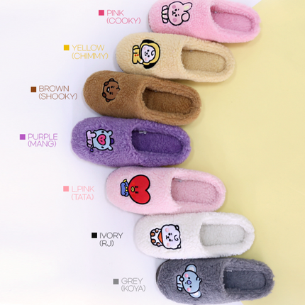 BT21 ROSA WINTER PROTECTION SLIPPERS - COKODIVE