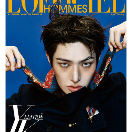 ATEEZ MINGI - L'OFFICIEL HOMME KOREA MAGAZINE 2026 COVER C - COKODIVE