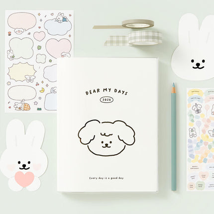 2026 DEAR MY DAYS DIARY IVORY - COKODIVE