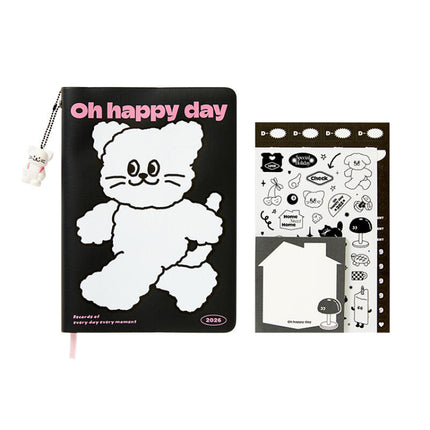 2026 OH HAPPY DAY DIARY BLACK - COKODIVE