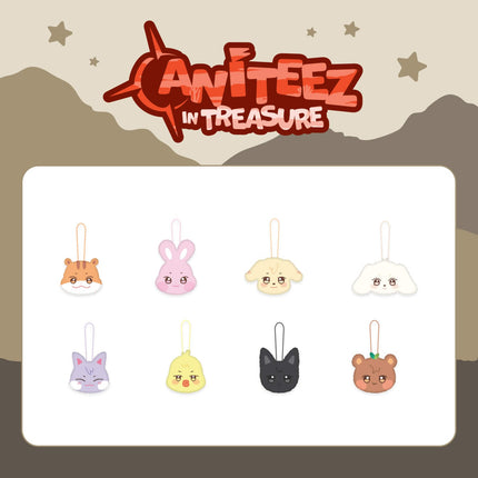 ATEEZ - ANITEEZ IN TREASURE OFFICIAL MD PLUSH NAME TAG - COKODIVE