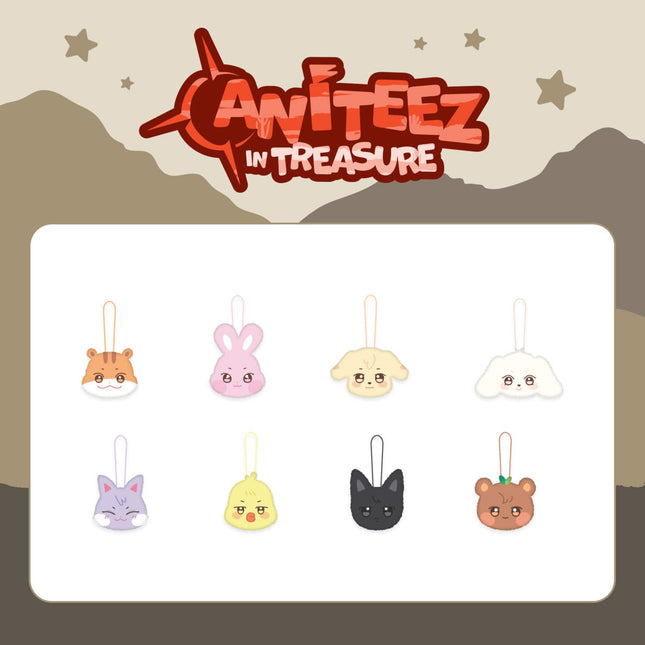 ATEEZ - ANITEEZ IN TREASURE OFFICIAL MD PLUSH NAME TAG - COKODIVE