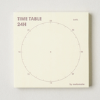 24H TIME TABLE