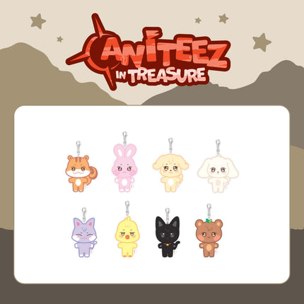 ATEEZ - ANITEEZ IN TREASURE OFFICIAL MD PLUSH KEYRING - COKODIVE