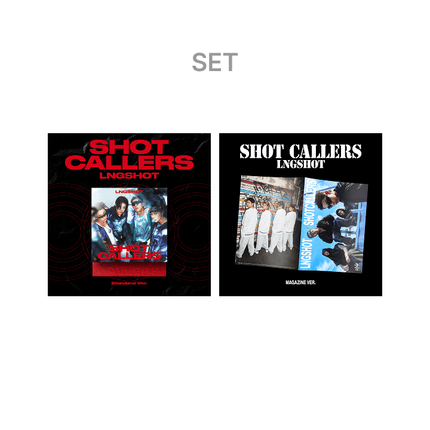 LNGSHOT - SHOT CALLERS 1ST EP ALBUM WEVERSE SHOP GIFT MAGAZINE + STANDARD SET