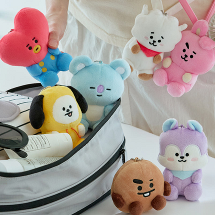 BT21 - TRAVEL MD 2WAY PLUSH HOLDER KEYRING - COKODIVE