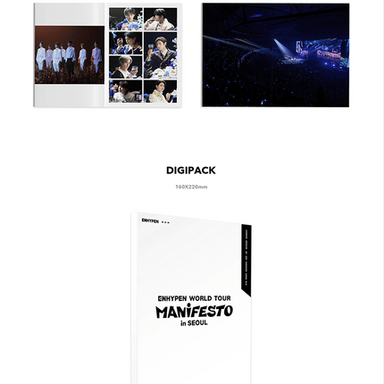 ENHYPEN - MANIFESTO WORLD TOUR IN SEOUL DIGITAL CODE + DVD SET - COKODIVE