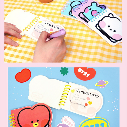 BT21 MININI MEMO NOTE - COKODIVE