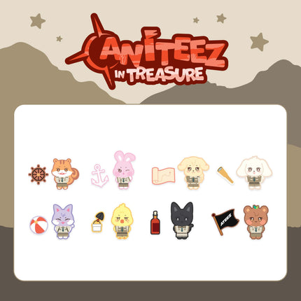 ATEEZ - ANITEEZ IN TREASURE OFFICIAL MD STITCH WAPPEN SET - COKODIVE