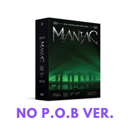 STRAY KIDS - 2ND WORLD TOUR MANIAC IN SEOUL DVD NO P.O.B VER. - COKODIVE