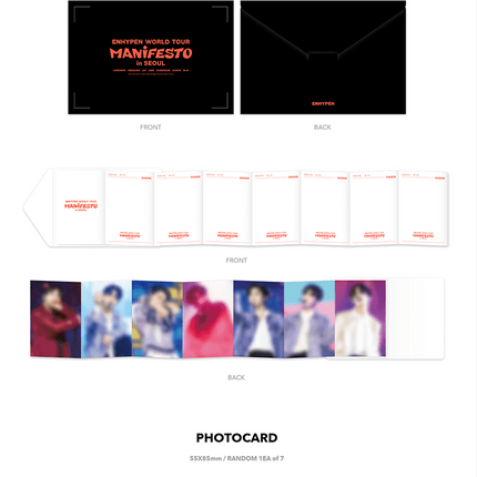 ENHYPEN - MANIFESTO WORLD TOUR IN SEOUL DIGITAL CODE + DVD SET - COKODIVE