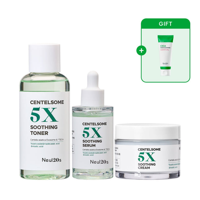 Neul20s CENTELSOME 5X BUNDLE SET+(+1 FREE SPICULE CICA FOAM CLEANSER 100ml) - COKODIVE