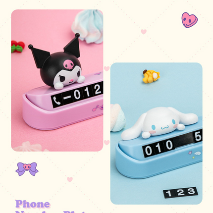 SANRIO PHONE NUMBER PLATE - COKODIVE