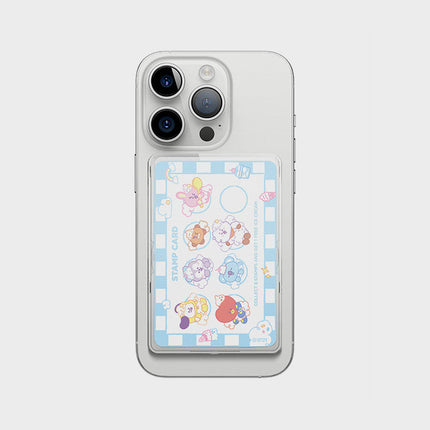 BT21 - ON THE CLOUD COLLECTION ELAGO MAC SAFE CLEAR CARD POCKET - COKODIVE