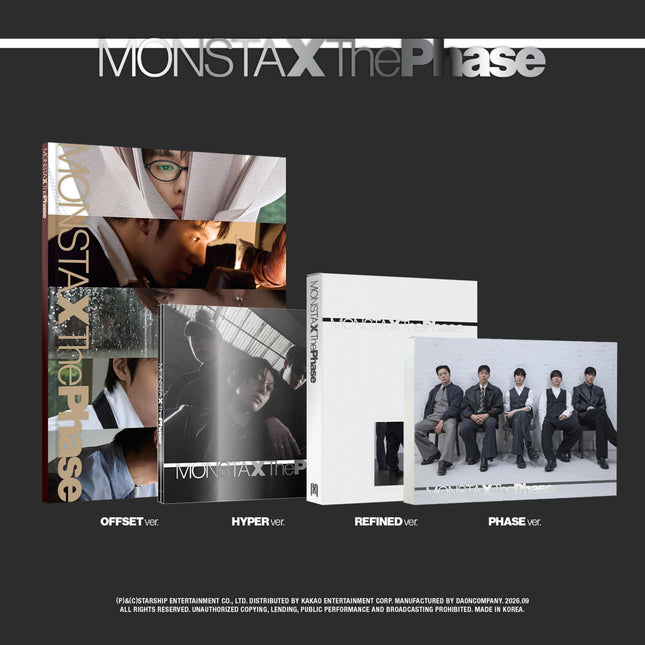 MONSTA X - THE PHASE EP ALBUM STARSHIP GIFT STANDARD SET