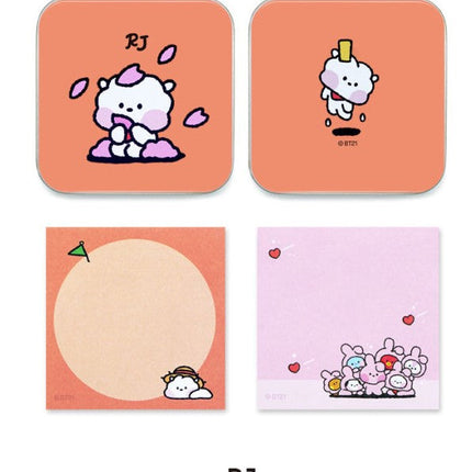 BT21 MININI TIN CASE MEMO PAD - COKODIVE