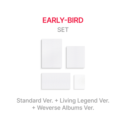 BTS - ARIRANG 5TH ALBUM WEVERSE SHOP EARLY BIRD GIFT STANDARD + LIVING LEGEND + WEVERSE ALBUMS VER SET - COKODIVE