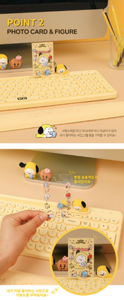 BT21 LITTLE BUDDY FIGURE MULTI PAIRING KEYBOARD - COKODIVE