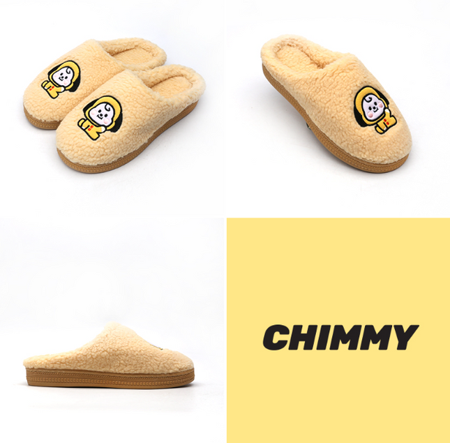 BT21 ROSA WINTER PROTECTION SLIPPERS - COKODIVE